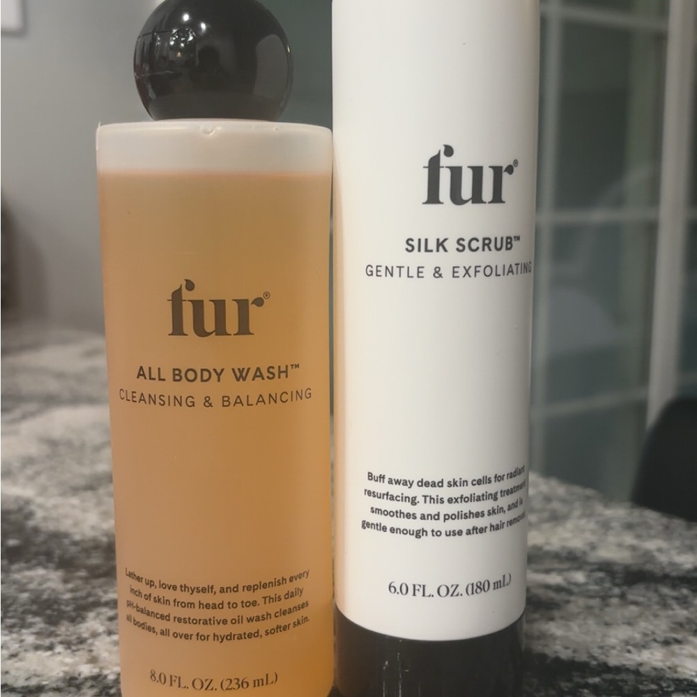 Fur All Body Wash and Silk Scrub Set - Full Size